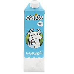 روزانه شیر پر چرب پاکتی 1 لیتر